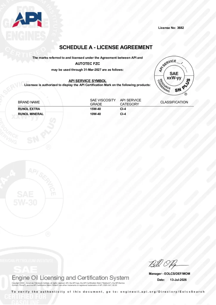 EOLCS Certificate Autotec FZC 4